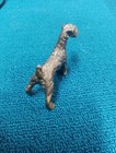 Vintage Brass Figurine  Airedale Terrier 
