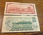 1973  1   1954  2 Canada Notes Nice Original Xf   Vf Chrc