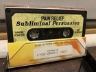 Subliminal Pain Relief Cassette Tapes X2 Potentials Unlimited Self-hypnosis