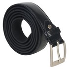 Belt Mens Big And Tall Dress Belt New Black Size 62 Casual Stylish Metal Buckle