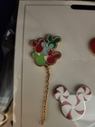 Disney Parks Holiday Le Pin Set Balloons  Castle  Peppermint Mickey  Tree