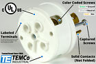 Temco Nema L14-30 Pair Inlet And Plug 30a 125 250v Locking Ul Listed Generator