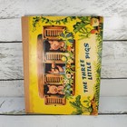 The 3 Little Pigs   Goldilocks 3 Bears Pop Up Book 1961 Artia Hardcover Vintage