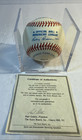 Nolan Ryan - Hall Of Famer   Autographed  Baseball   Clear Display Case    Coa
