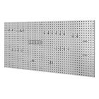 Seville Classics Ultrahd Steel Pegboard 2-piece Set With 23-piece Peg Hook Set