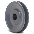 Zoro Select Bk45118 1-1 8 In Fixed Bore 1 Groove V-belt Pulley 4 25 In Od