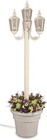 Patio Living Concepts 00431 Cambridge Four Lantern Planter  Park Style-white