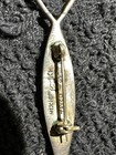 Taxco Pin Silver Fish Vintage Azurite Stone Mexico Sterling Silver 925 Brooch