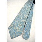 Neck Tie Vtg Stringbeans 80s Blue Floral Silk Brocade Tie 55  X 2 5 