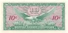 Usa   Mpc  10  Cents  1964  Series  641  Plate    22  Uncirculated Banknote M6