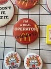 Vintage Mcdonald   s Buttons Lot Of 7