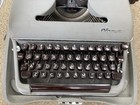 Vintage Used 1957 Olympia Sm3 De Luxe Typewriter West Germany   Case Gray