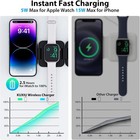 Premium 3-in-1 Wireless Charging Station     15w Fast Charge Iphone     Apple Watch
