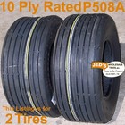 2  15x6 00-6 Hay Tedder Farm Implement Ag Tire Rib 10ply T-l 1 015 Lb Capacity