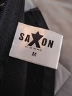 Saxon Brand Black Faux Leather Half Chaps Sz Medium