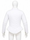 Handmade Medieval Fencing Gambeson White Padded Armor Jacket Hema Larp Costume