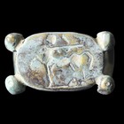  replica  Centaur Ancient Roman Bronze Signet Ring Aged With Oxidized Patina