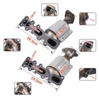 For 2013-2019 Ford Explorer 3 5l V6 Catalytic Converter Front Left   Right