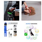 Led Adjustable Dog Cat Collar Blinking Night Flashing Light Up Glow Pet Safety