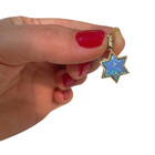 Opal Star Of David Pendant In 14k Gold Magen David Support Israel Jewish Jewelry