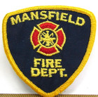 Vintage Mansfield Texas Tx Fire Department Jacket Patch Tarrant Co 1st Responder