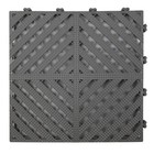 Revtime Modular Interlocking Deck Tile 13x13x3 4 Heavy Duty For Garage Flooring