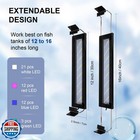 Irqwy Led Aquarium Light  Full Spectrum Fish Tank Lights  Small 5 10 Gallon F