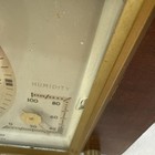 Vintage Airguide Instrument Co Chicago Barometer Desk Weather Station Wood Metal