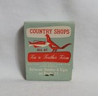 Vintage The Milk Pail Restaurant Full Feature Matchbook Illinois Advertising