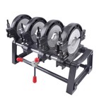Manual Piping Pipe Fusion Welder 4 Clamps Hdpe Pp Pe Butt Fusion Welding Machine