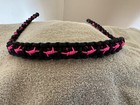 Black And Neon Green Bow Wrist Sling