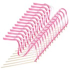  25 Pcs Decorative Fairy Stick Baby Wedding Party Wands Ribbon Streamers Sticks