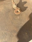 Antique Chatillon New York Usa Industrial Brass Hanging Scale - 300 Lb Capacity