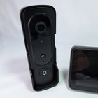 Wireless Doorbell Camera Monitor - No Subscription Intercom Night Vision 1080p