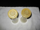 Set Vtg Tupperware 6    Sheer Hourglass Salt And Pepper Shakers 718 W Lids Good Co
