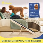 Ipetba Dog Ramp For Bed   Couch For Large Dogs - Joint-friendly  Anti-slip