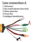 36v-60v 350w-800w Sine Wave Dual Drive Bldc Controller 12-40a For E-bike Scooter
