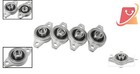4pcs Zinc Alloy 12mm Self-aligning Pillow Block Bearings For Various Machinery