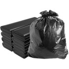 13 Gallon Contractor Trash Bags 100pcs Large Black Heavy Duty Garbage Bags