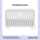 Convertible Crib 3-in-1 White Toddler Bed Daybed Greenguard Gold Storkcraft