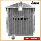 3-row Radiator Fit Farmall Ih A Super A B Bn Pressurized Only 58124dbx 358105r91