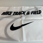 Nike Track   Field Spike Shoe Bag     White Carry Tote W  Drawstring  Swoosh Logo