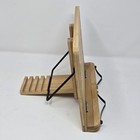 Bamboo Book Stand Reading Rest Holder Cookbook Cook Stand foldable Tablet Pc Tex