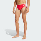 Adidas Men Red  Striped Swim Brief Swimwear Size 26 28 30 32 34 36 38 40