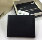 New 14548 Montblanc Men s Meisterstuck Leather Wallet 6cc Black