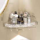 Shower Caddy Organizer With Shelf Suction Cup No-drill Removable Storage Rack