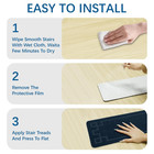 Blue Stair Treads For Wooden Steps 15 Pack 30  X 8  Non Slip Stairs Carpet Tread