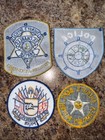 Lot Of 4 Louisiana La Shoulder Patches Vermilion St  Charles Obsolete