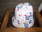 Vintage 60s-70s Pabst Blue Ribbon Beer Bucket Hat New Vintage Stock