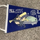 Very Rare 1966 Los Angeles Dodgers National League Champs Blue Felt Pennant